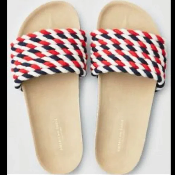 American Eagle Rope Slide Sandals - Picture 1 of 7